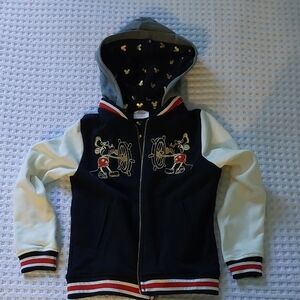 Hanna Andersson Mickey Mouse Hoodie - Black, Cream, and Red